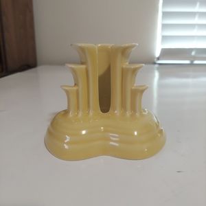 Fiesta Pyramid Yellow Candle Holder